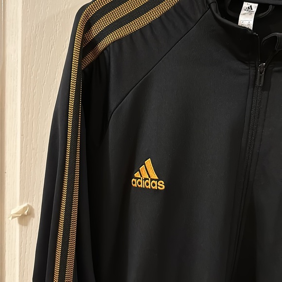 Houston Dynamo MLS adidas 3 Stripe Anthem Sideline Medium Track Jacket, 2XL - Picture 5 of 7